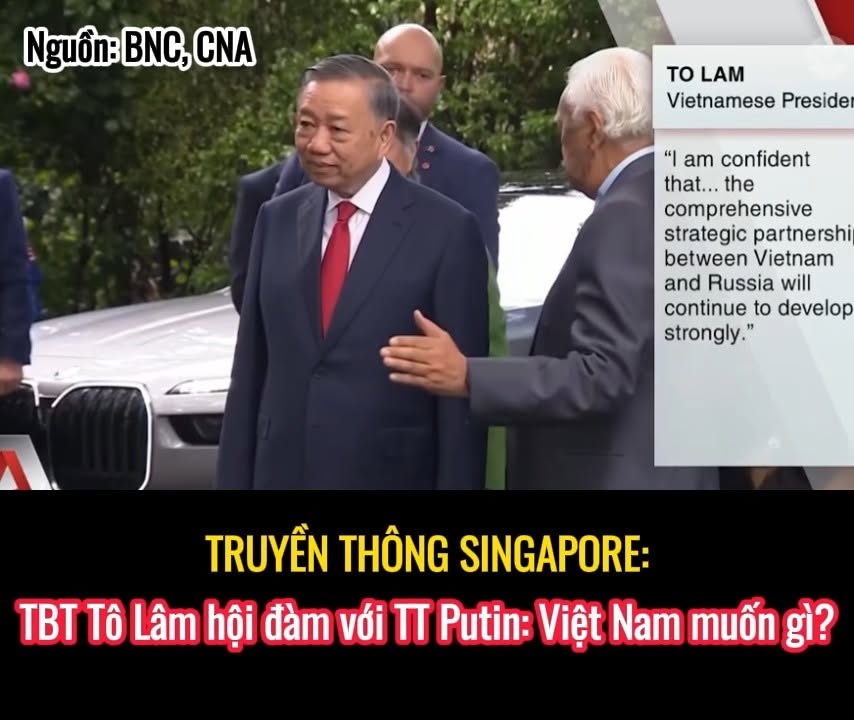TBT TÔ LÂM HỘI ĐÀM VỚI TT PUTIN: THÚC ĐẨY QUAN HỆ ĐỐI TÁC CHIẾN LƯỢC TOÀN DIỆN